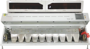 Boost Sorting Efficiency with Manitech TCS-10T Color Sortex machine 